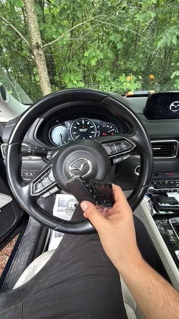 Mazda key fob programmed on site — no dealer visit needed