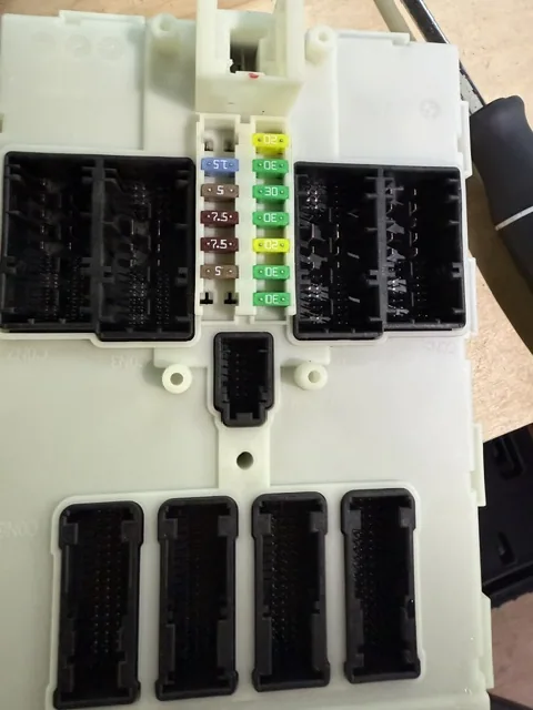 BMW body control module opened for immobiliser key coding
