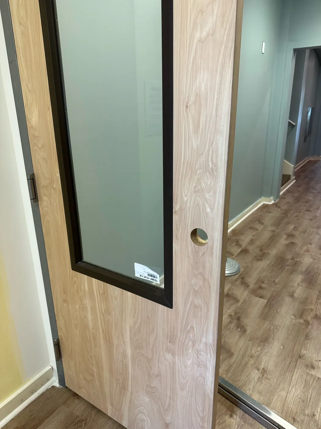 Office door hardware installation
